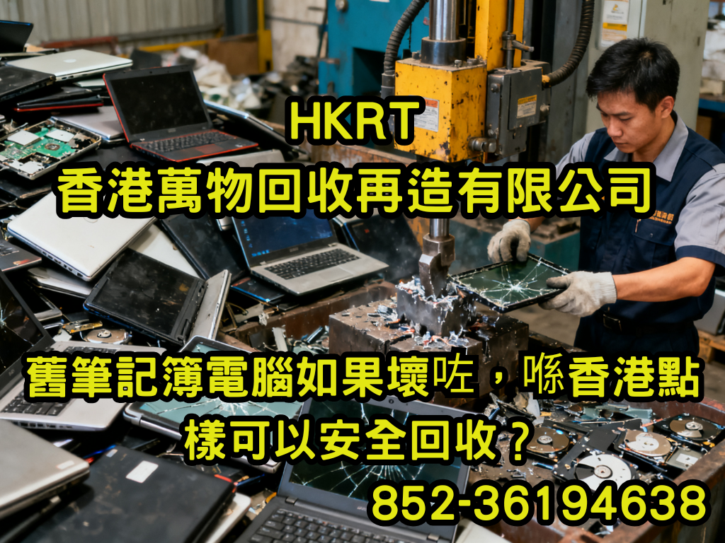 舊筆記簿電腦如果壞咗，喺香港點樣可以安全回收？