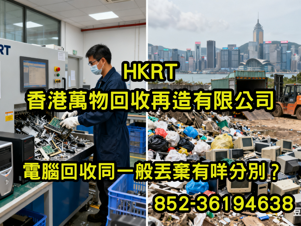 電腦回收同一般丟棄有咩分別？