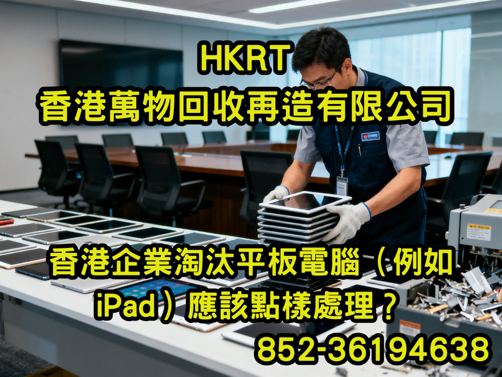 香港企業淘汰平板電腦（例如 iPad）應該點樣處理？