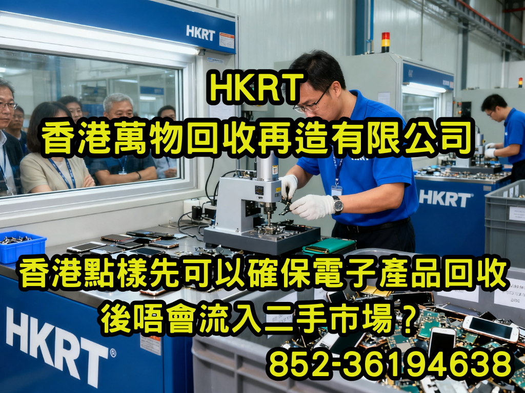 香港點樣先可以確保電子產品回收後唔會流入二手市場？