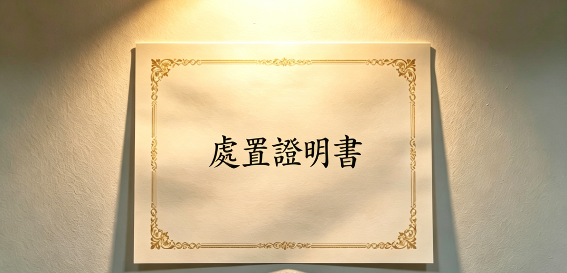 香港合規廢物處置證明書